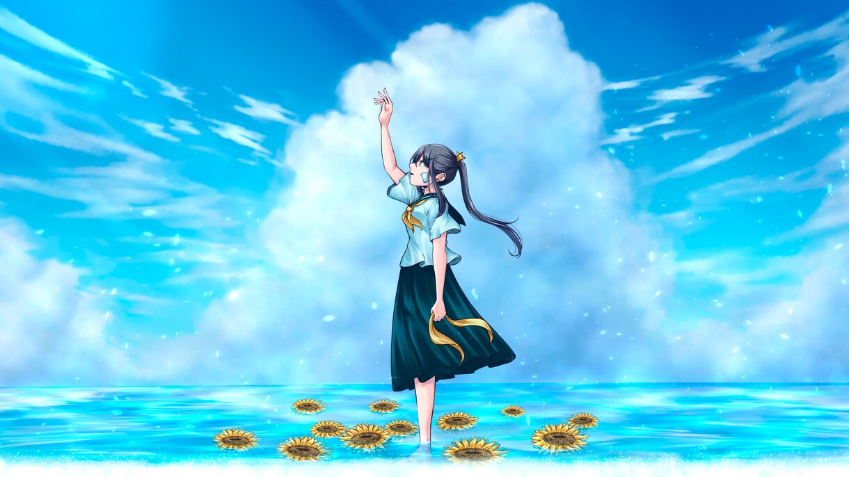 イラストを制作いたします オリジナル曲や歌ってみたのMV用、アイコン、グッズ絵などに！ イメージ4