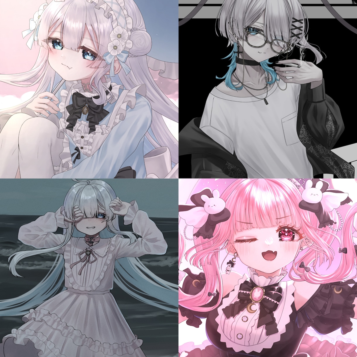 イラスト制作します パーツ分け対応｜グッズやサムネ、歌ってみたのMVなど イメージ3