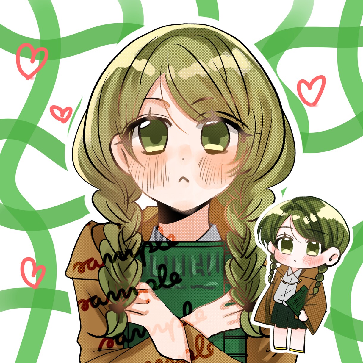 選べる絵柄！可愛いアイコン・立ち絵描きます 世界にひとつだけの“あなただけの可愛い”描きます イメージ5