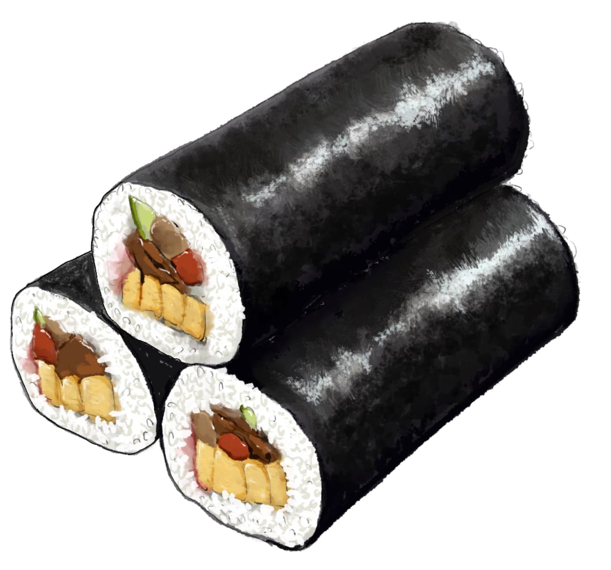 食べ物一品から描きます 食べ物イラストいかがですか？美味しそうに描かせていただきます イメージ1