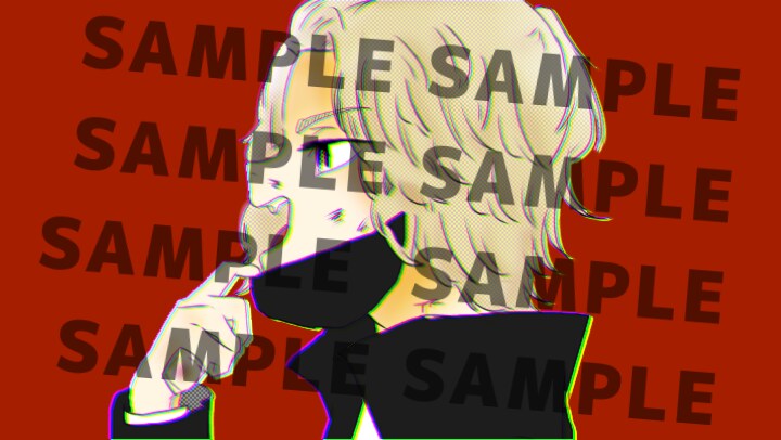 歌ってみた等のイラスト承ります 初心者のため、格安で販売しております。 イメージ1