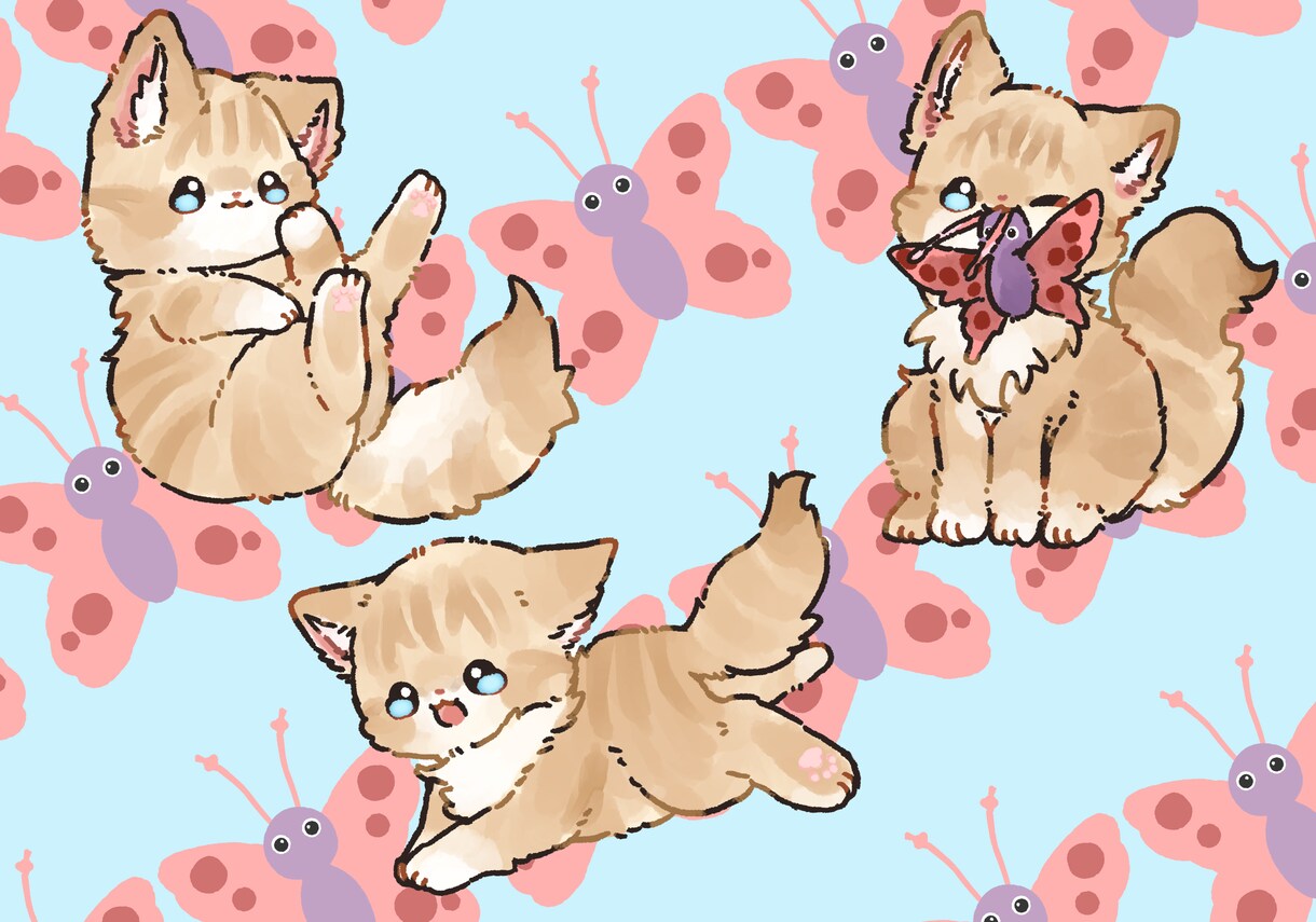 ふわふわ可愛い！ペットのイラスト描きます あなたの大切なペットのイラストをデフォルメして描きます！ イメージ3