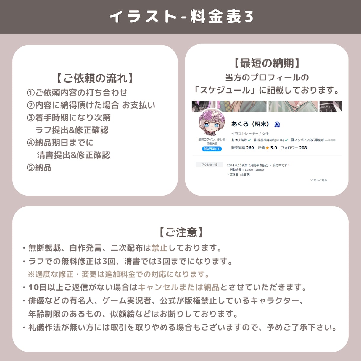 イラスト･立ち絵・デザインまで幅広く描きます 商品利用も！Vtuber様、歌い手様におすすめ！ イメージ4