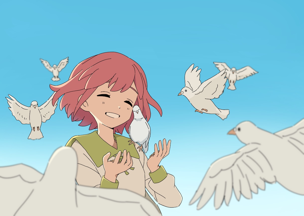 用途に合わせた一枚絵を制作します 自然体でかわいい雰囲気のイラストを制作します イメージ6