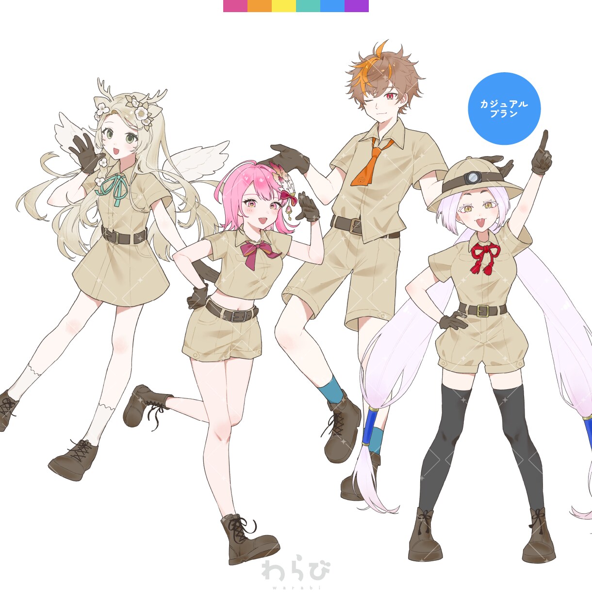 活動用のイラスト制作します 商用OK◎用途別プランあり！立ち絵・歌みた・グッズなど イメージ8