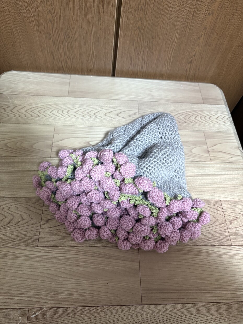オーダーメイドでブーケブランケットを作ります 流行りのブーケブランケットを色もオーダーメイドで作成します イメージ1