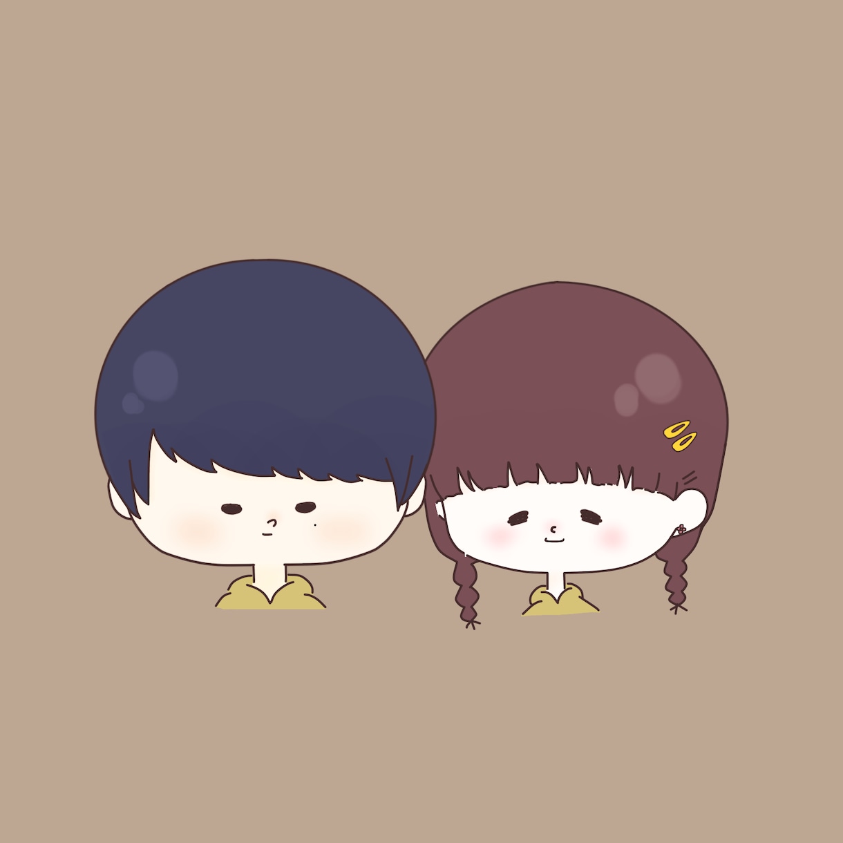 丸くて可愛いゆるいイラスト描きます 最短即日！ゆる可愛いイラスト描きます！アイコンなどにぜひ！ イメージ2