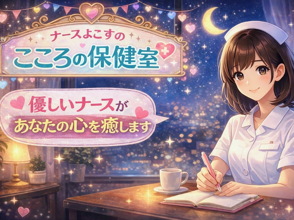 人間関係がしんどい方へ☆看護師が受け止めます こころ専門の保健室☆誰にも言えない悩み、スッキリしませんか？ イメージ1