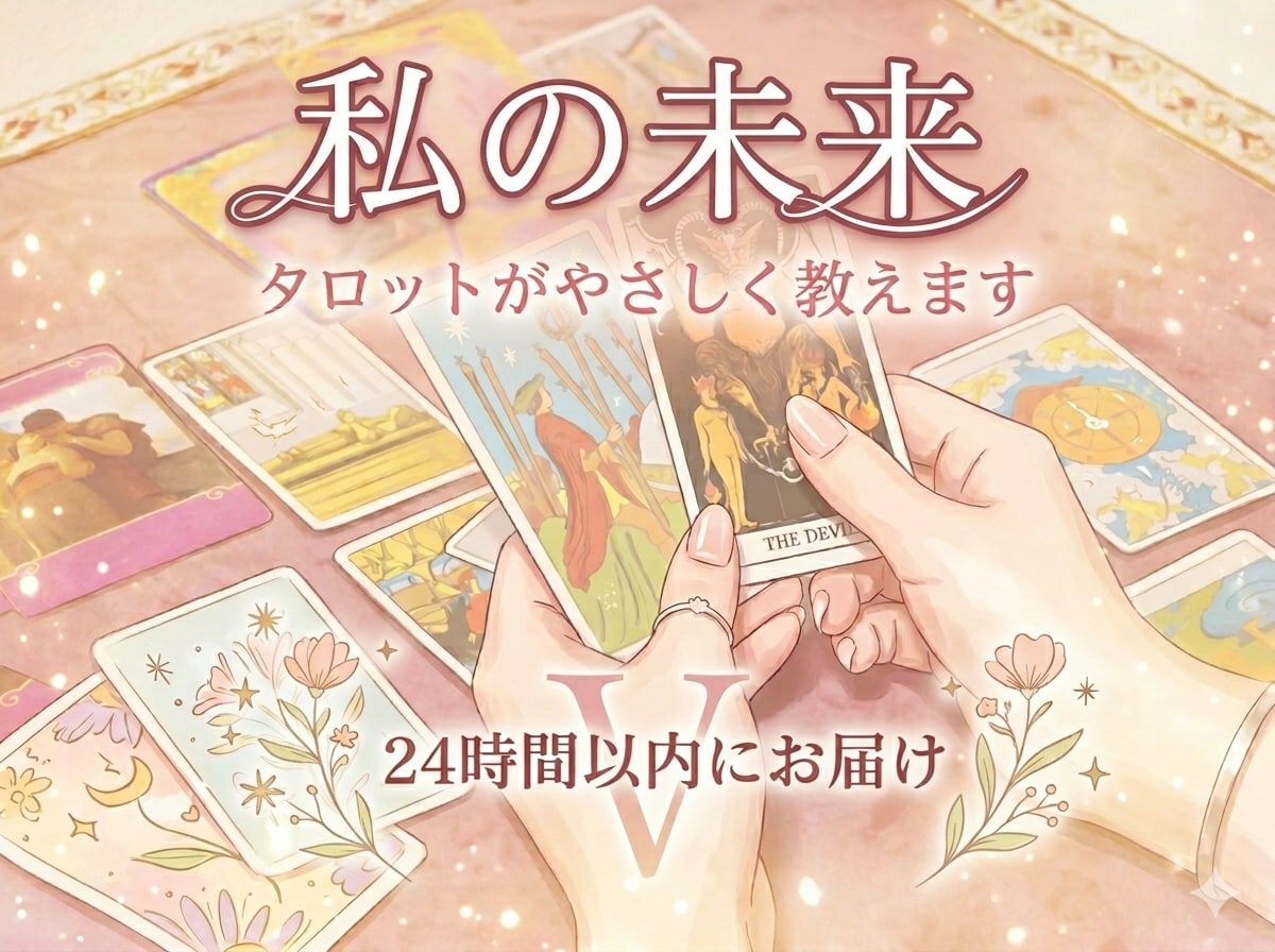 タロット占い『あなたの未来・運勢』全て出します たっぷり2000文字以上★読み応え抜群！私ってどうなるの？ イメージ1