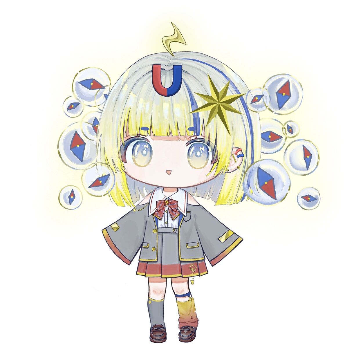 アニメ調の人物イラストを描きます 透明感のある瞳と髪にこだわっています イメージ9