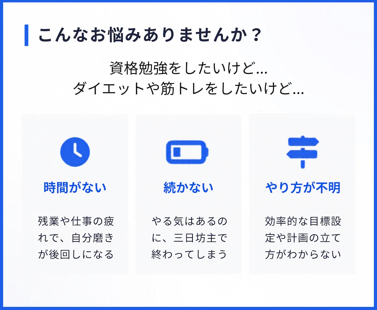 7日間！社会人向けに習慣化コーチングをします 60分のビデオ相談＋7日間のメッセージ伴走 イメージ2