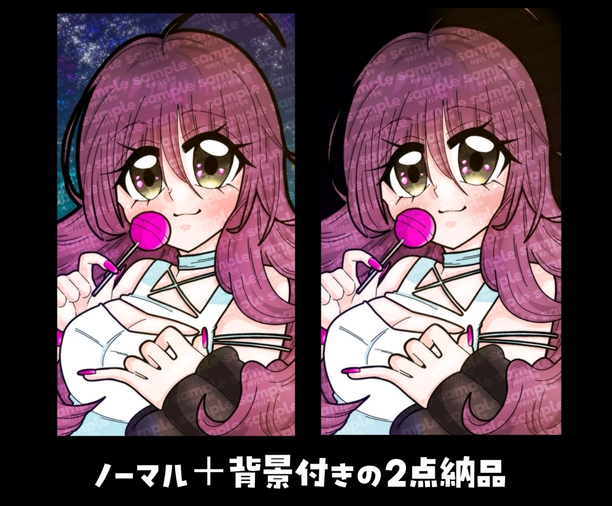 イラスト【Shorts版】制作します 歌ってみたなどとっておきの動画に！ イメージ2