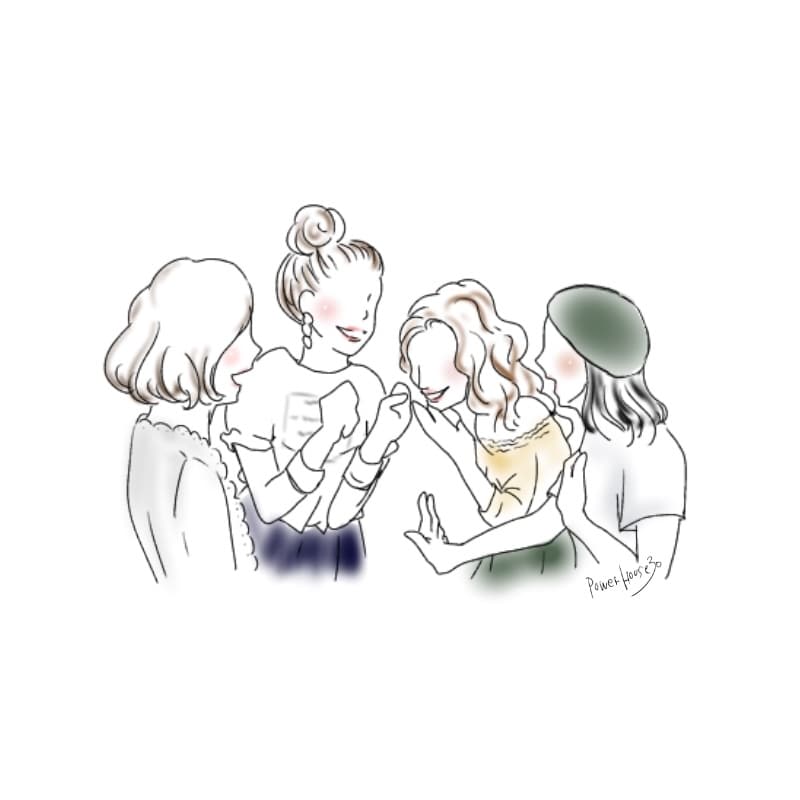 シンプルイラストとドライフラワー描きます 人×ドライフラワーで結婚式やプレゼント、ステッカーなどに イメージ5
