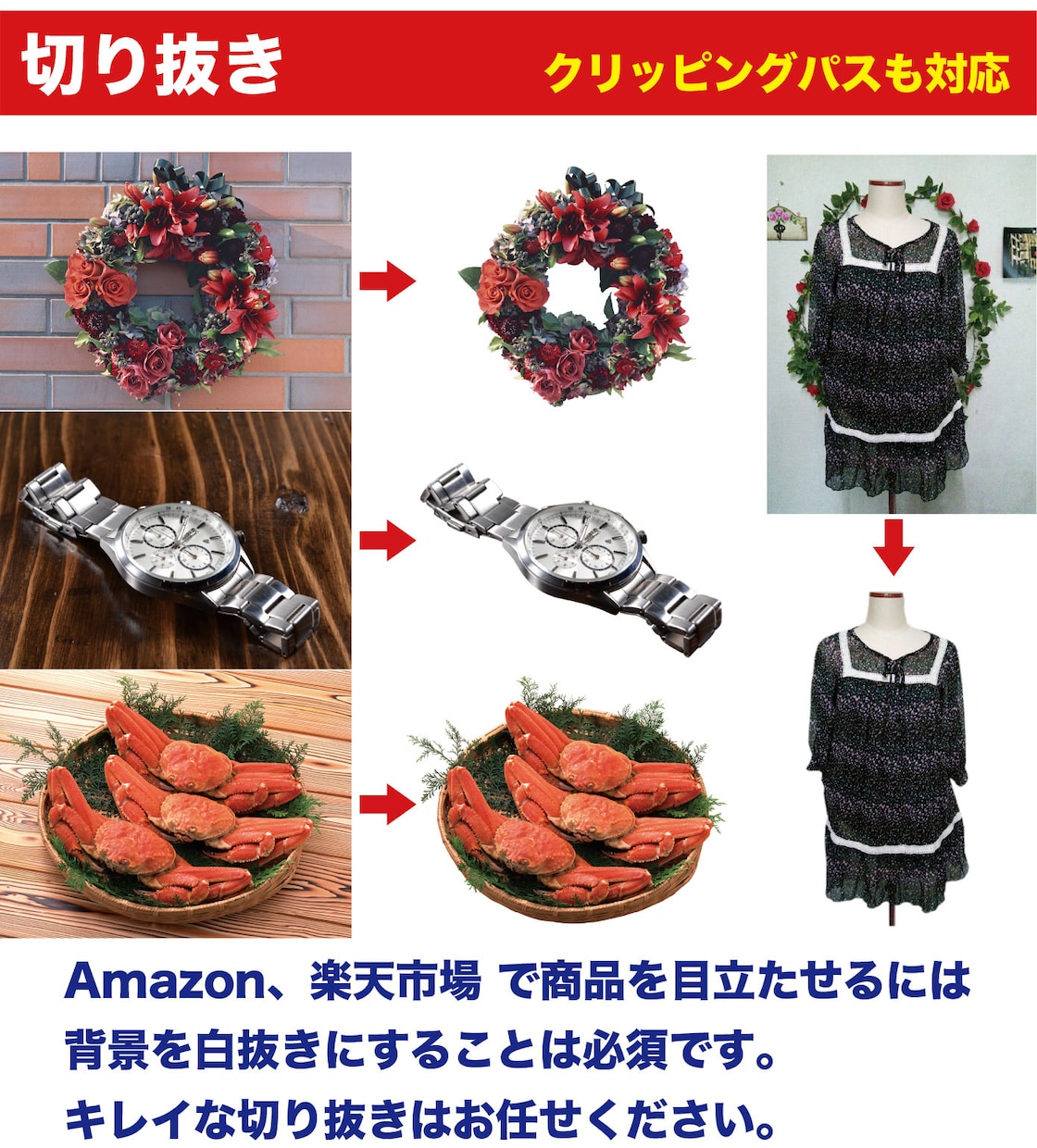 高品質低価格で１点１点、心を込めて丁寧に加工します 印刷・製版・制作会社で写真加工歴10年以上の経験があります イメージ5