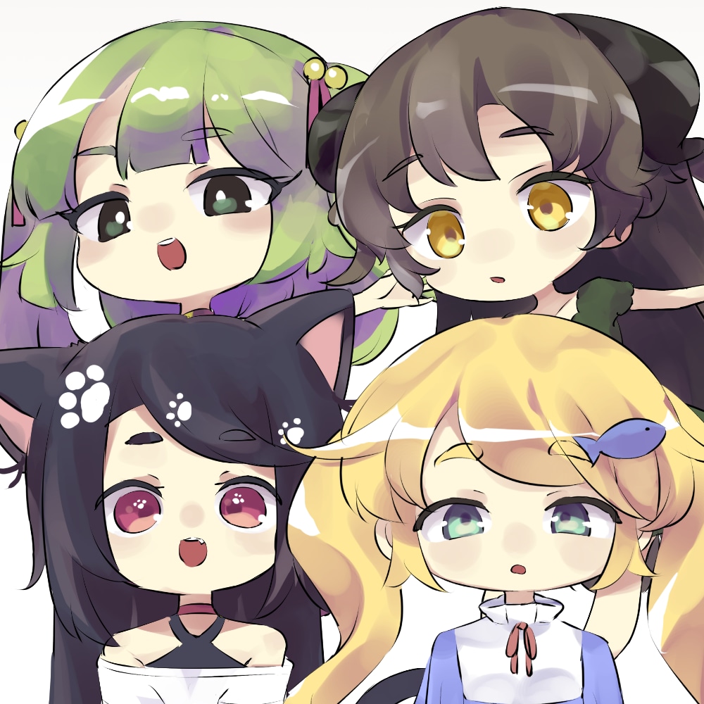 5名限定★可愛いSDキャラ全身イラスト制作します 背景透過・商用利用OK！ミニキャラを丁寧に描きます イメージ1