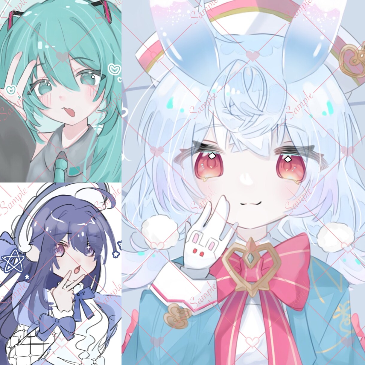 どんなイラストでも描きます 活動や歌ってみたのサムネイルや立ち絵にどうですか イメージ1