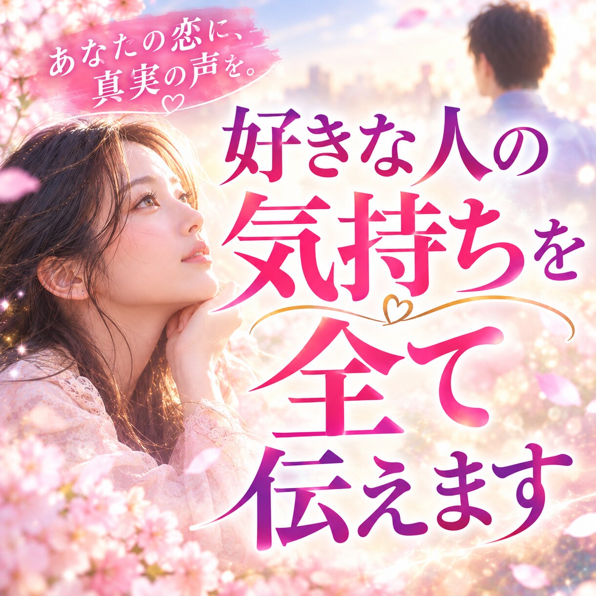チャネリングで好きな人の気持ちをすべて伝えます あなたの恋に、真実の声を。「本当はどう思ってる？」に答えます イメージ1