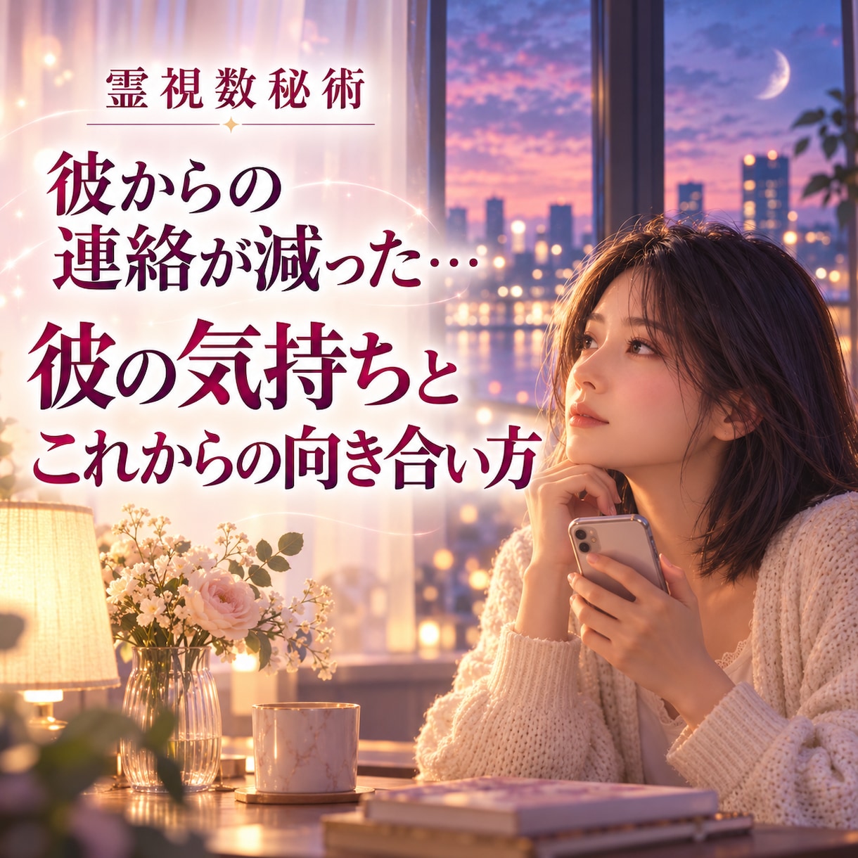 音信不通LINE未読、彼の気持ちを数秘術で占います 連絡すべき？待つべき？不安な恋に次の一歩を導きます イメージ1