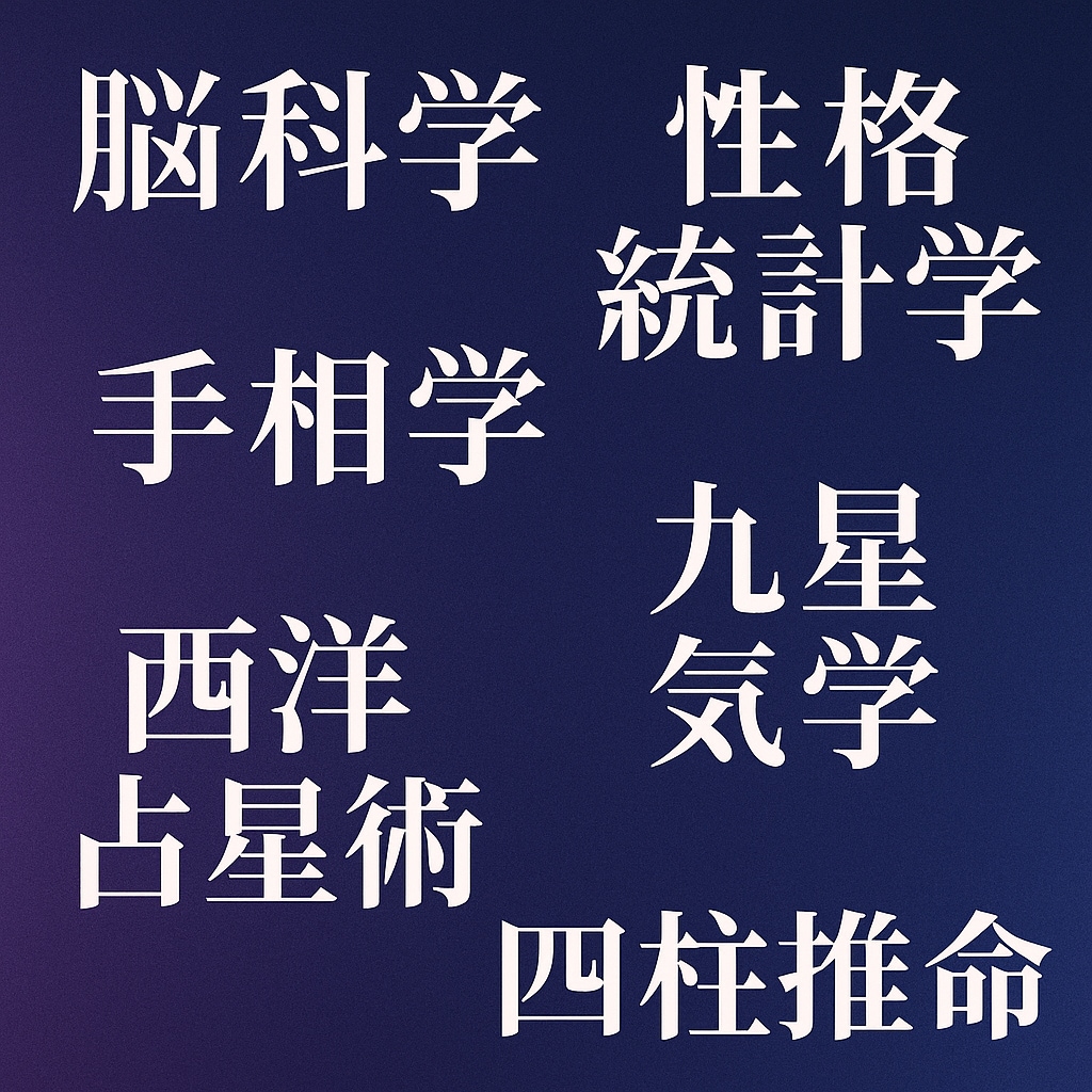 占いとは別次元で運命を読み解きます 統計が軸の占いを組み合わせて紐解きます イメージ3