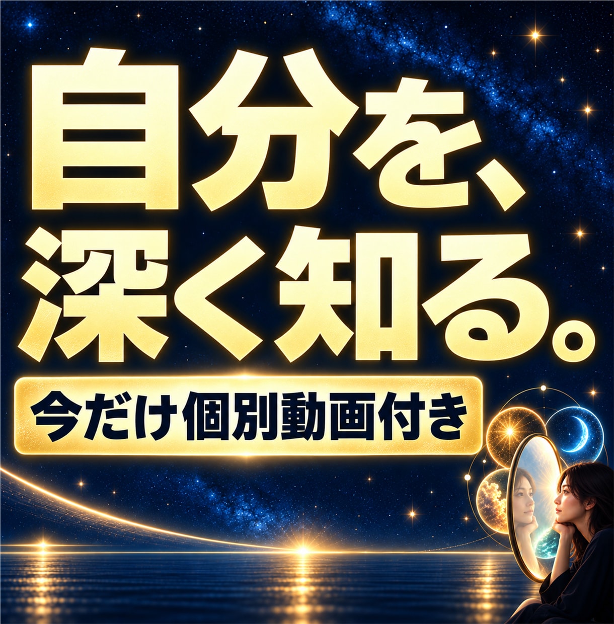 ４占術を重ねて才能と人生の転機を深く鑑定します 自分を深く知る全10章の鑑定書｜今だけ個別動画付き イメージ1