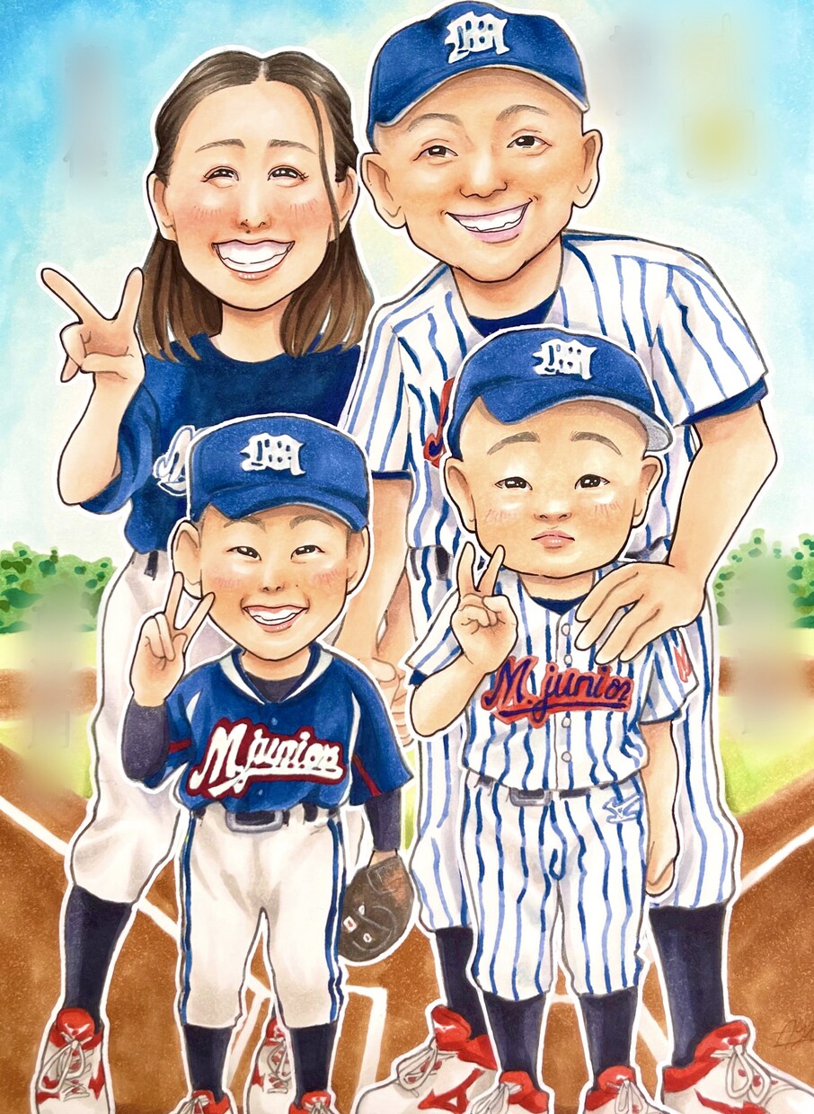 似顔絵オーダー作画いたします 似顔絵を妥協のない技術で送り届けさせていただきます。 イメージ4