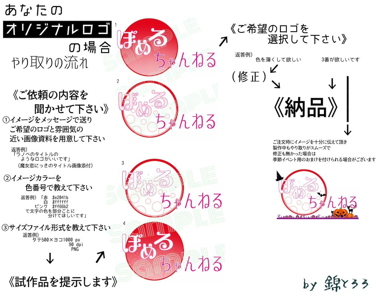 〇〇風ロゴ作ります まずはお見積りの相談ページまたはDMまでご相談下さい！ イメージ2