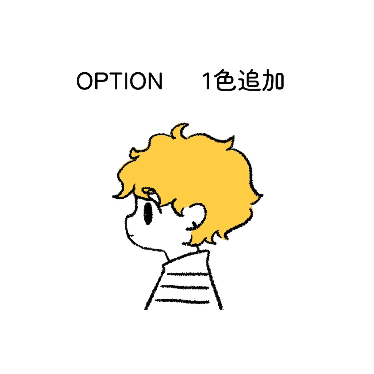 シンプルでかわいい横顔イラストを描きます SNS用、プレゼント、記念日などに… イメージ3