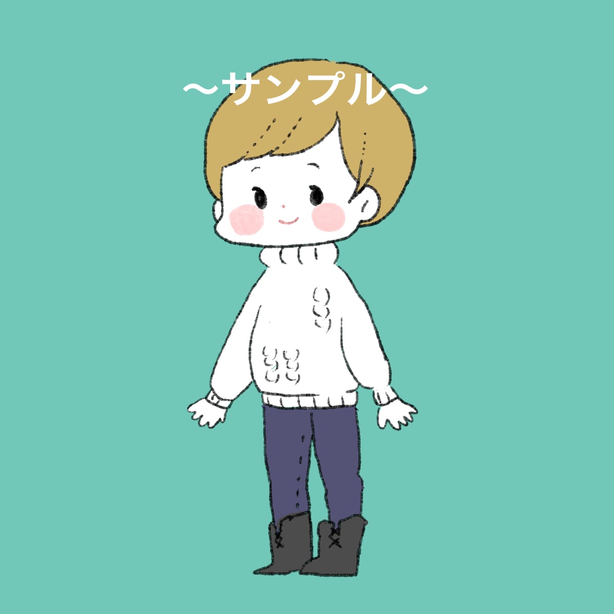 ゆる可愛い絵描きます 日常系ブログのアイコンや解説サイトのアイコンなどに！ イメージ2