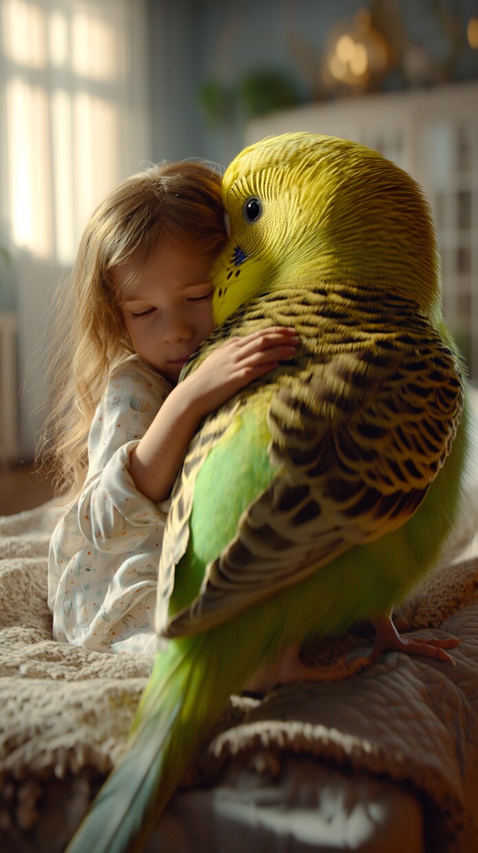 AIでうちの子（小鳥限定）をおっきくします SNSでアップしているインコをAIで大きくする画像生成です イメージ1