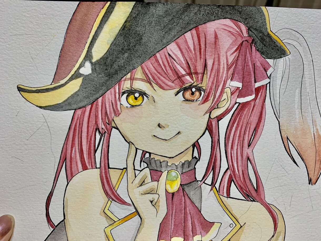 透明水彩であなたのお好きなキャラクターかきます この世で一枚しかしかないイラストをお作りします。 イメージ2