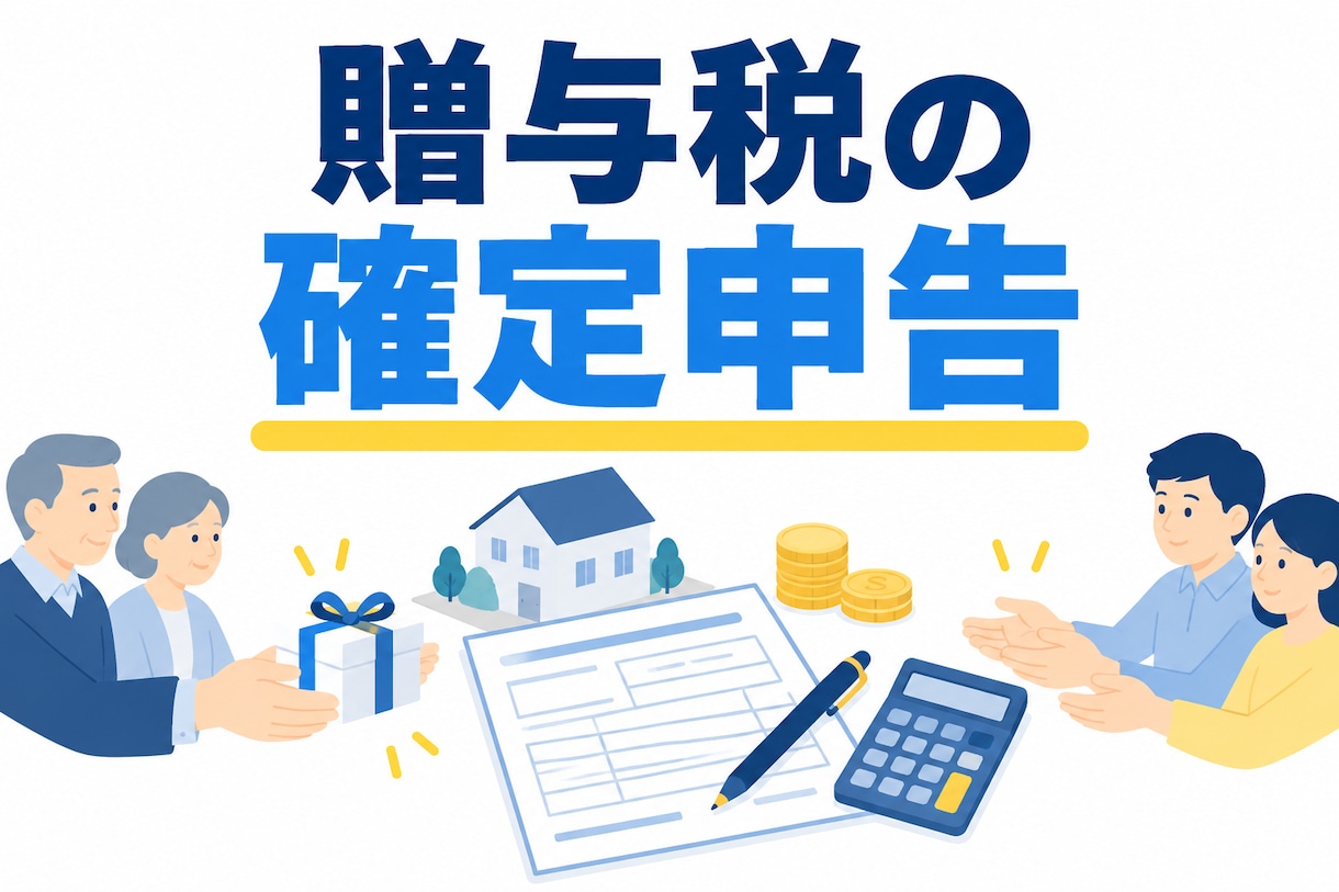 税理士が贈与税申告を代行いたします 非課税枠を１１０万を超えて贈与税の納税義務がある方 イメージ1
