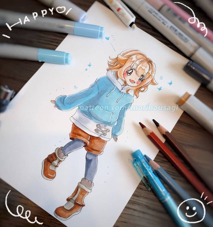 可愛いポストカードを描きます 大事な人に素敵なプレゼント☆ 手書きポストカード イメージ5