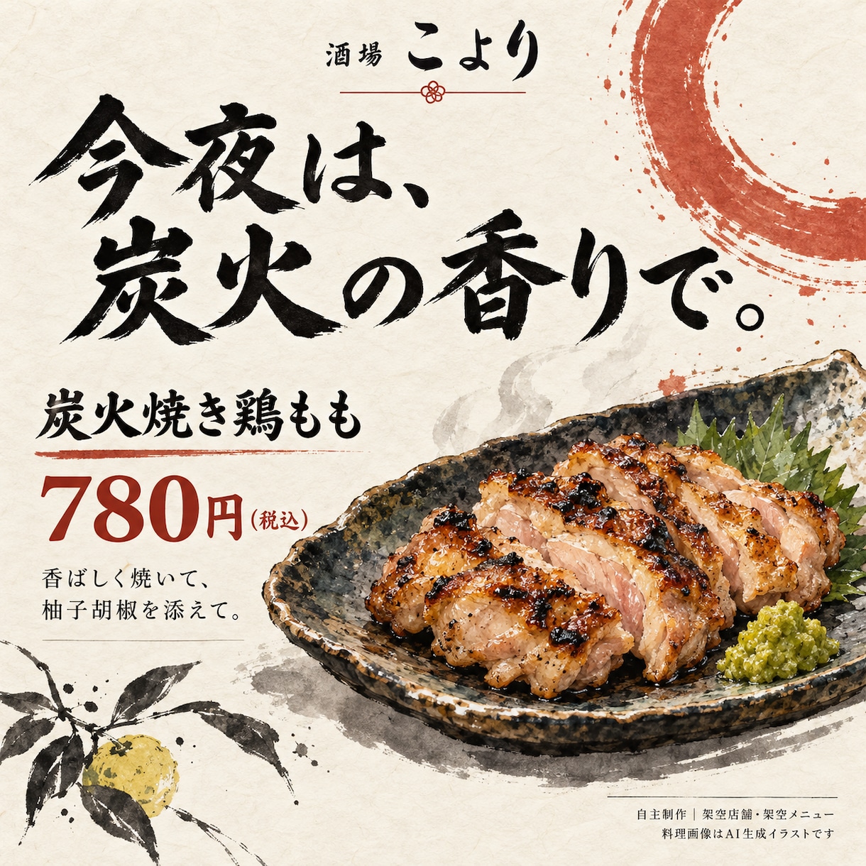飲食店のメニュー・POPを文章込みで制作します 食品営業の視点で魅力を整理。告知画像と紹介文もセット イメージ1