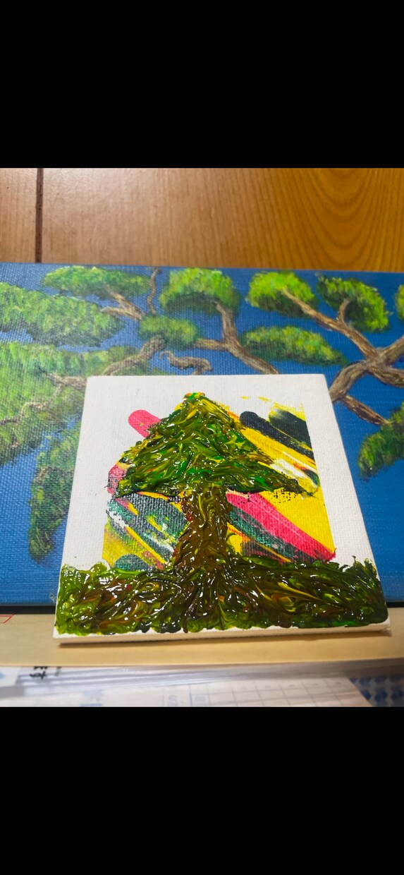 描いて欲しい絵を描きます アクリル絵の具で、たった一つだけの絵を描いていきます。 イメージ1