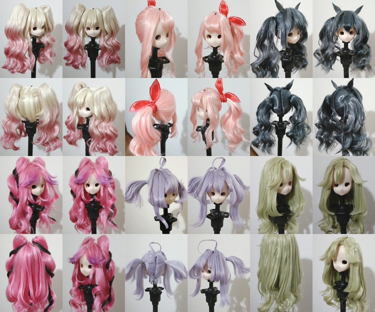 ドールにぴったりのオーダーウィッグをお作りします キャラも色も自由に。丁寧にお作りします✂︎ イメージ3
