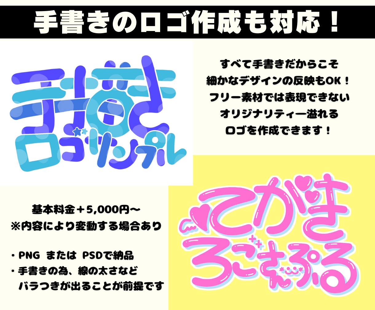 サインのデザイン＋書き方動画【最短即日】納品します ★安心の圧倒的制作実績数★迷ったらまずはご相談ください♪ イメージ5
