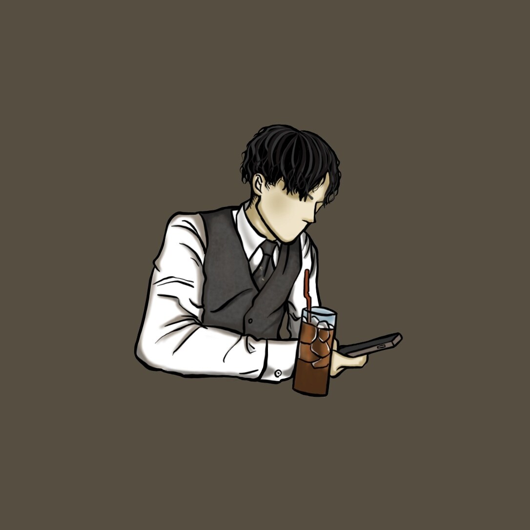 顔無しアイコン描きます 頂いた写真を元に顔のないイラストを描きます イメージ1