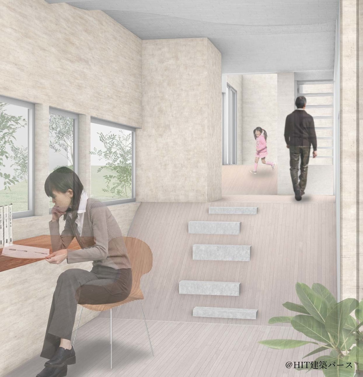 建築の内観、外観パース、住宅模型作成致します 新しい家や店舗のイメージ図などにいかがでしょうか イメージ6