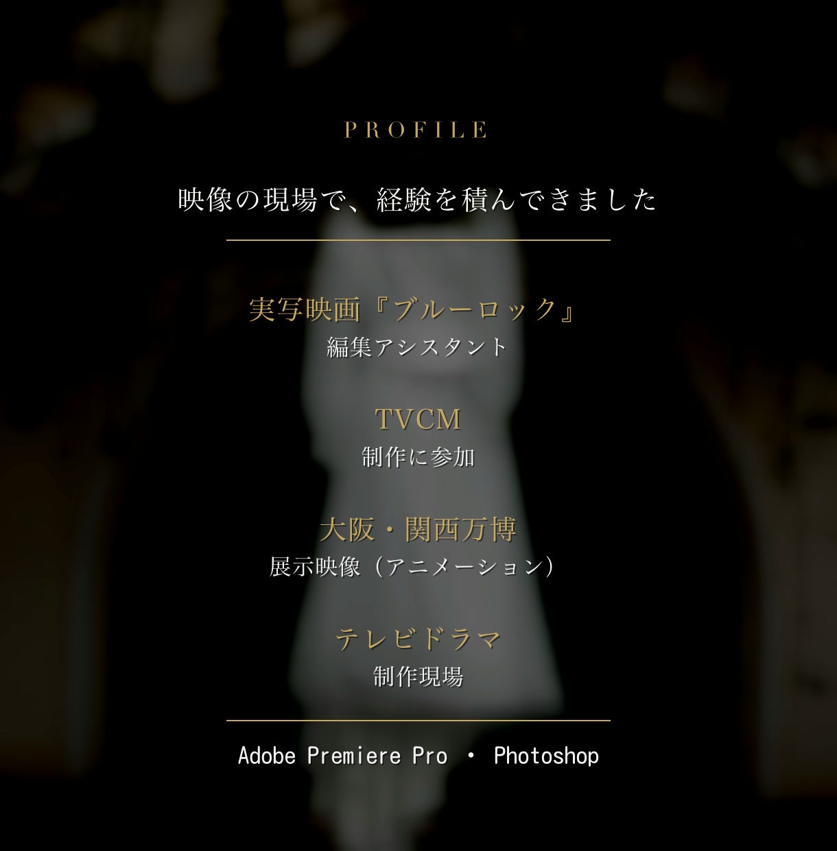 映画・TVCMの編集者が結婚式ムービーを作ります 写真だけでも、映画のような一本に仕上げます イメージ3