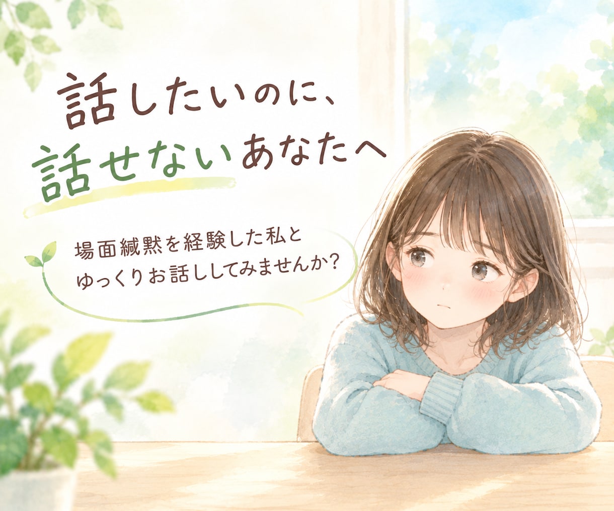 話すのが苦手なお子様のペースに合わせてお話しします 声が出なくても大丈夫。一言からゆっくりお話ししませんか？ イメージ1