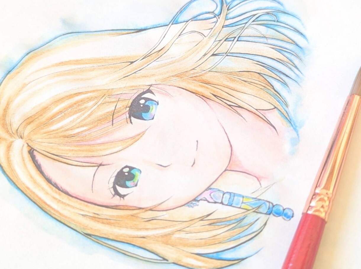水彩画を描きます SNS用のアイコンやヘッダー、オプションで原画も提供可能 イメージ4