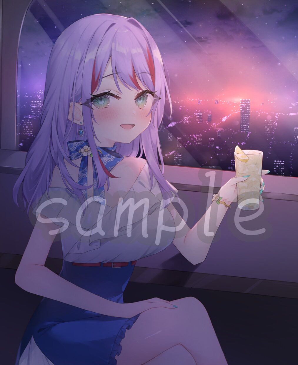 人物イラスト制作✧一枚絵や立ち絵など承ります 商用OK！可愛い・綺麗系の女の子を得意としております！ イメージ1