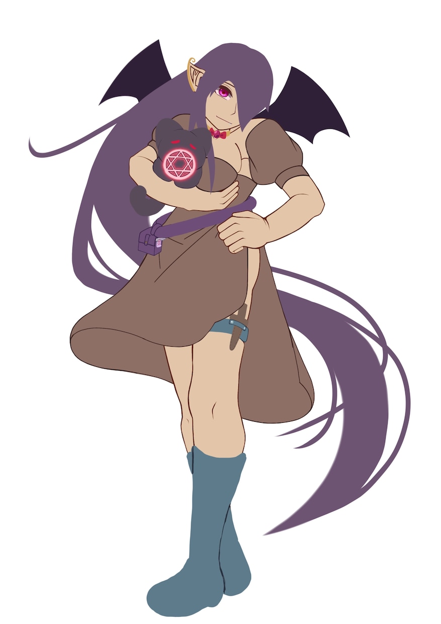 ファンタジー要素ある全身絵を描きます シンプルファンタジーなキャラクターを描きます！ イメージ2