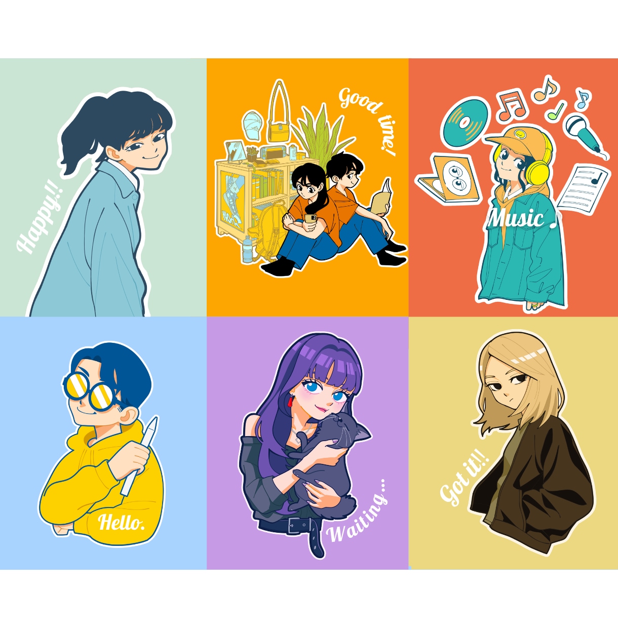 ポップで可愛いアイコンイラストお描きします 商用利用可！お仕事用、個人利用にも！ イメージ2