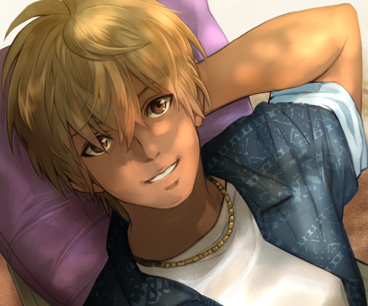 褐色肌専門！エキゾチックなイラストを描きます 鑑賞用、TRPG用立ち絵、動画内イラストなど イメージ4