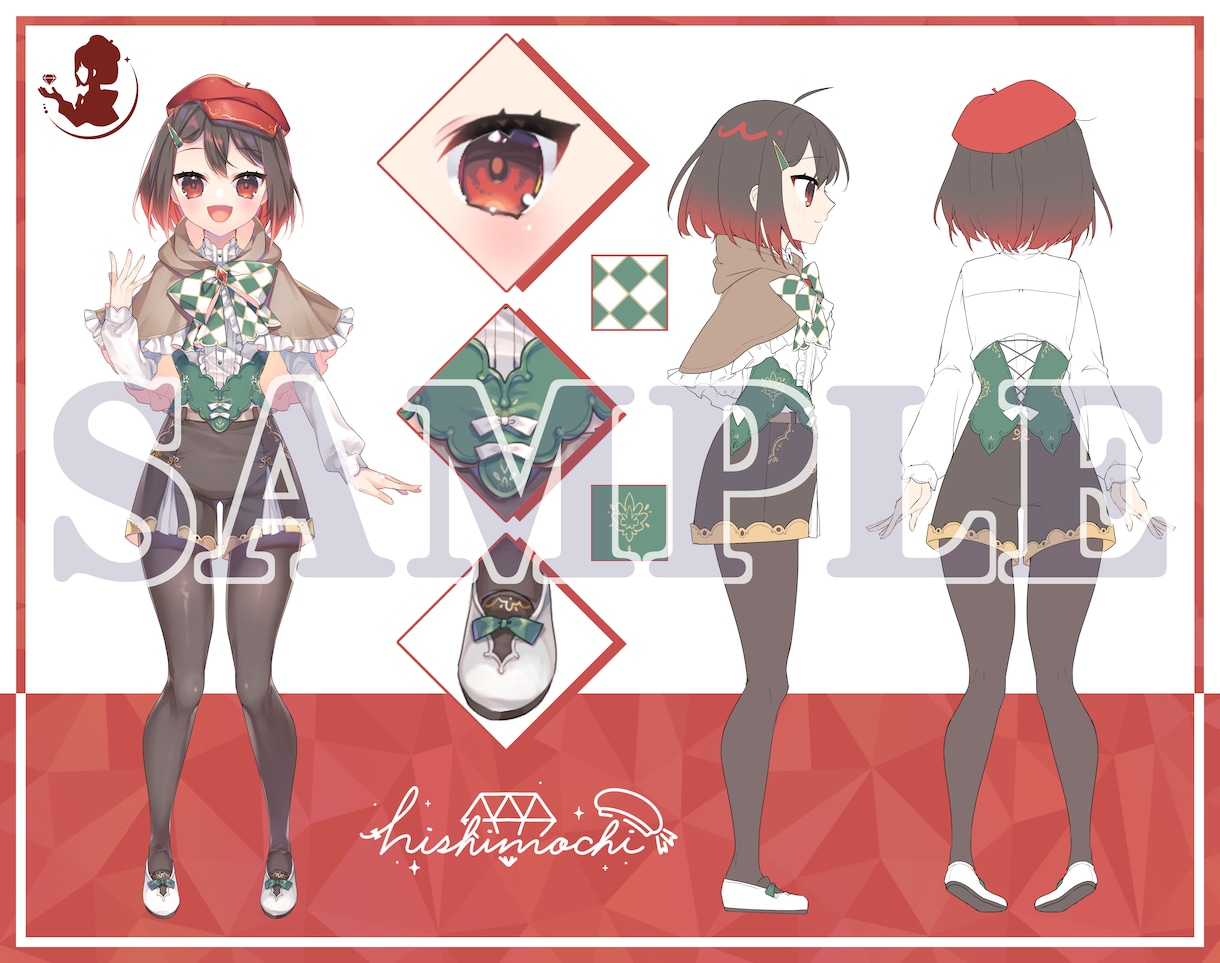 オリジナルキャラの立ち絵、キービジュアル描きます 理想のキャラを一緒につくりあげませんか？ イメージ3