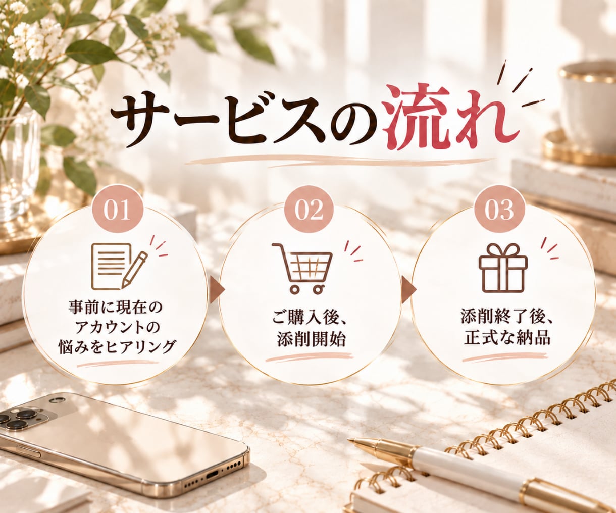 集客につながるインスタアカウントを添削します 添削/Instagram運用/プロフィール/コンセプト設計 イメージ4