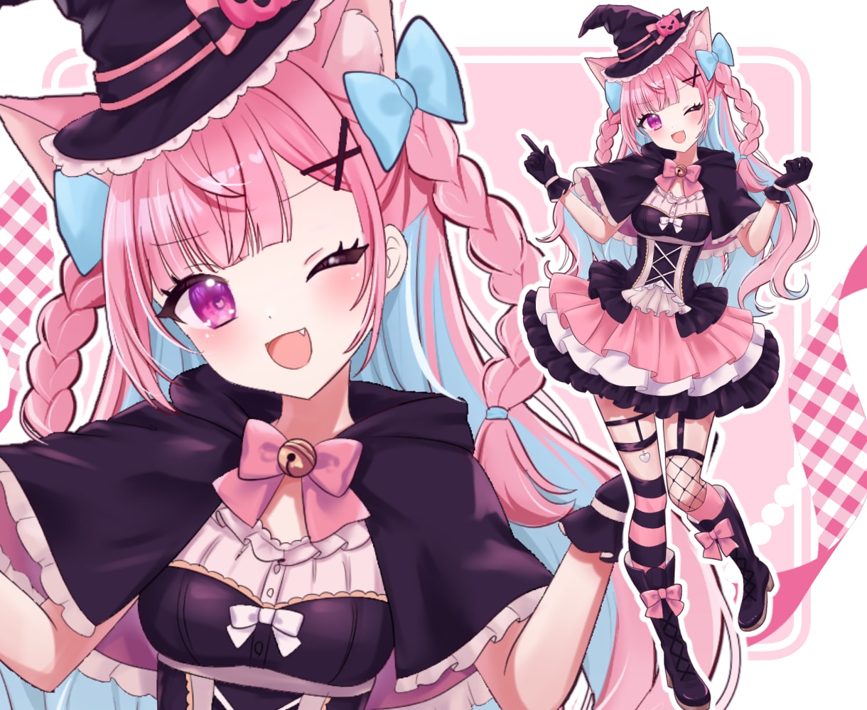 最短翌日！IRIAM◎魔女衣装の立ち絵描きます 配信で使える全身イラスト！季節の新衣装に♡ イメージ5