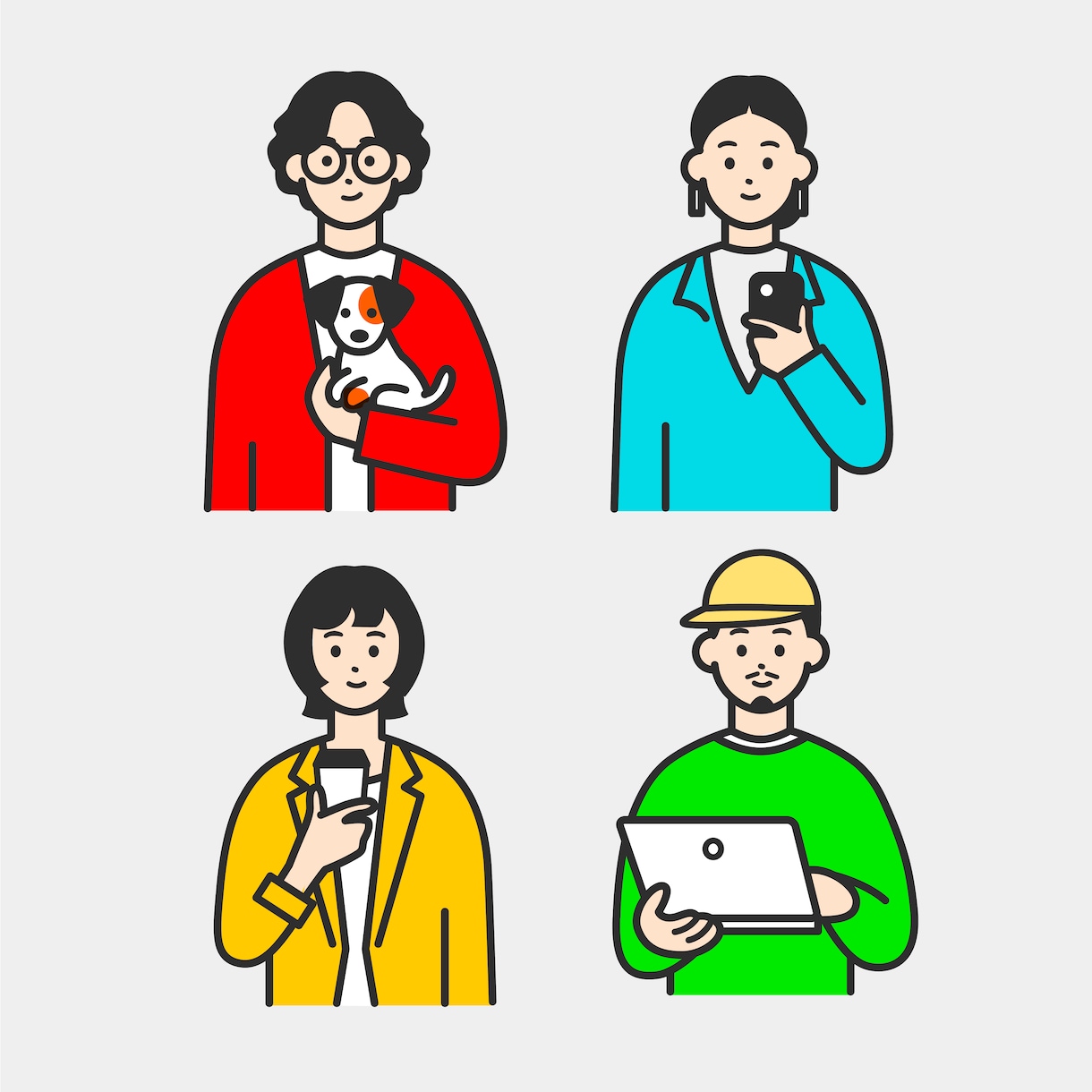 シンプル & ミニマル！印象に残るイラスト作ります Webサイトやメインビジュアル、挿絵にもおすすめです。 イメージ8