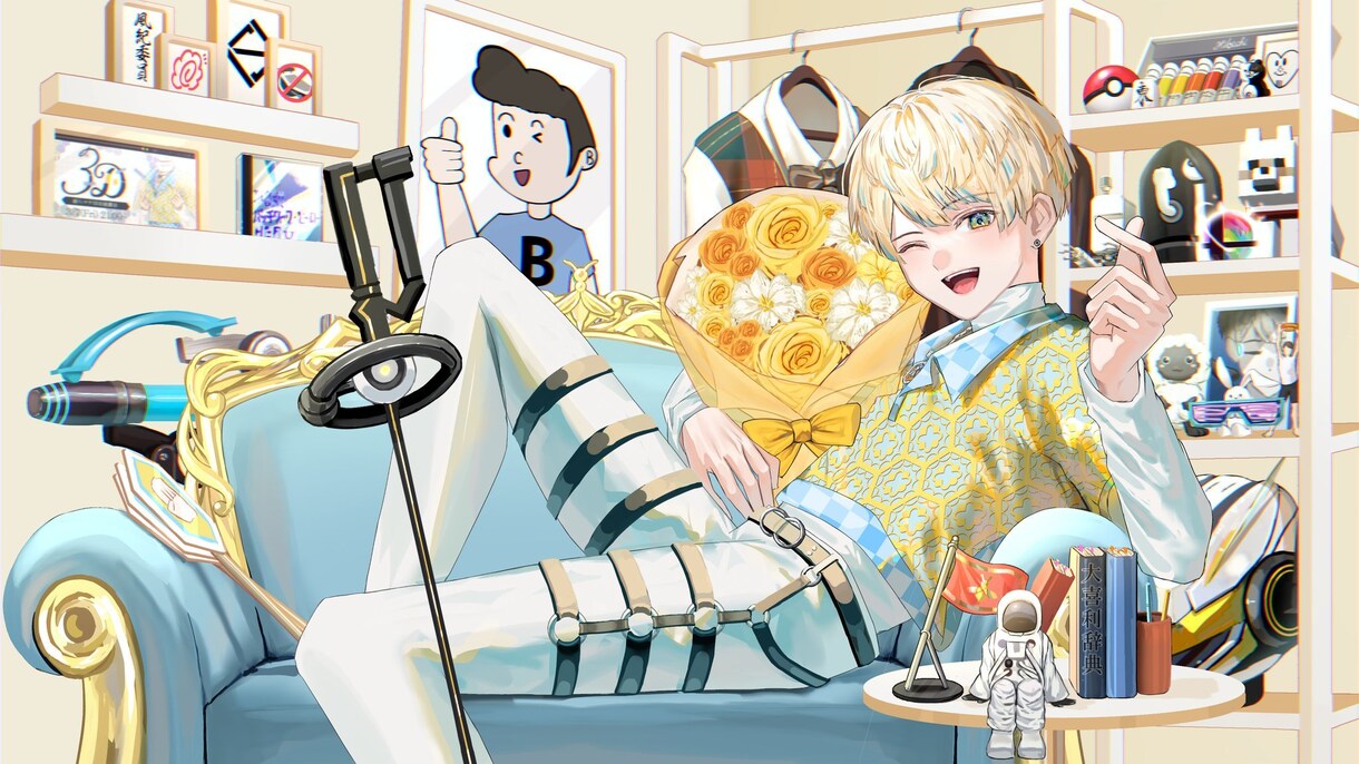 眼力の強いキラキラしたイラスト描きます MVイラスト、ヘッダーイラストなどお受けしております イメージ1